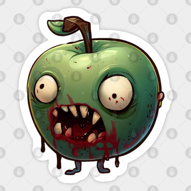 Zombie Apples - Betty Sticker by CAutumnTrapp